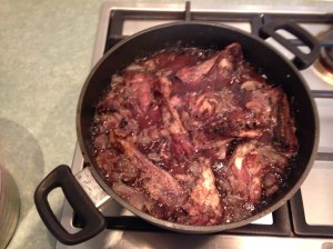 After the fats have been removed