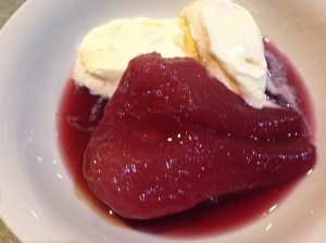 Poached pears 4