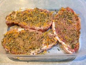 Pork with rub 3
