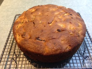 Pear apricot cake 1