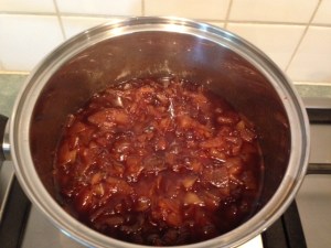 Pear ginger relish