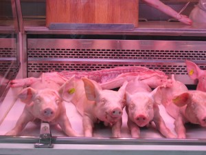 These little piggies went to market (La Boqueria, Barcelona)